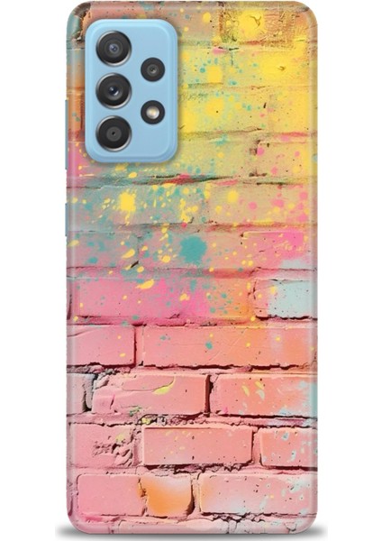 Samsung Galaxy A52S 5g Hd Baskılı Kılıf + Seramik Tam Kaplayan Ekran Koruyucu 432