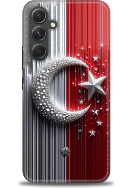 Samsung Galaxy A54 Hd Baskılı Kılıf + Seramik Tam Kaplayan Ekran Koruyucu 40