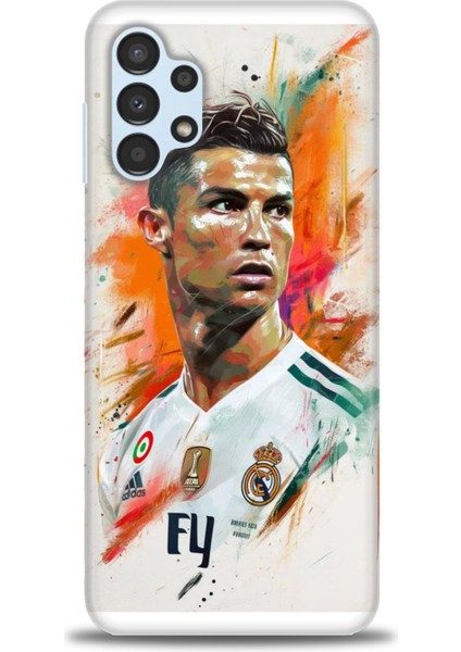 Samsung Galaxy A13 4g Hd Baskılı Kılıf + Seramik Tam Kaplayan Ekran Koruyucu 7