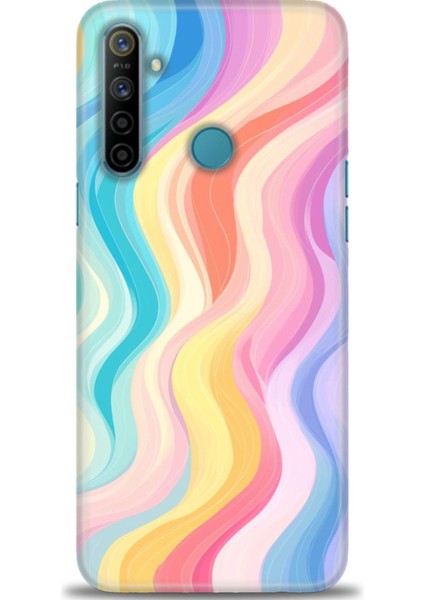 Realme C3 Kılıf Hd Baskılı Kılıf + Seramik Tam Kaplayan Ekran Koruyucu 424