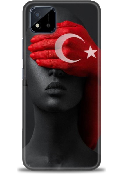 Realme C11 2021 Kılıf Hd Baskılı Kılıf + Seramik Tam Kaplayan Ekran Koruyucu 246