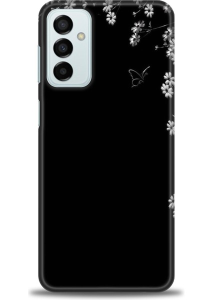 Samsung Galaxy M13 Hd Baskılı Kılıf + Seramik Tam Kaplayan Ekran Koruyucu 140