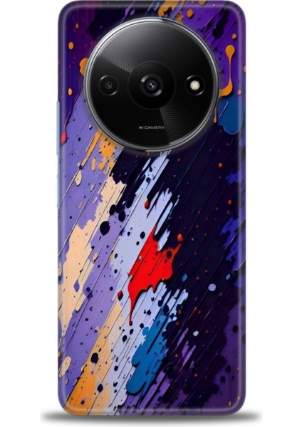 Xiaomi Redmi A3 4g 2024 Hd Baskılı Kılıf + Seramik Tam Kaplayan Ekran Koruyucu 436
