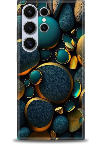 Samsung Galaxy S24 Ultra Hd Baskılı Kılıf + Seramik Tam Kaplayan Ekran Koruyucu 345