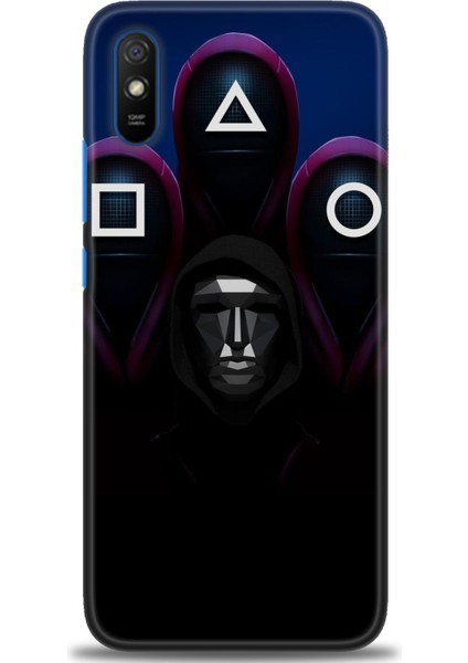 Xiaomi Redmi 9A Hd Baskılı Kılıf + Seramik Tam Kaplayan Ekran Koruyucu 283