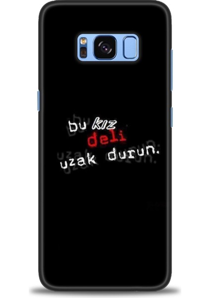 Samsung Galaxy S8 Hd Baskılı Kılıf + Seramik Tam Kaplayan Ekran Koruyucu 398