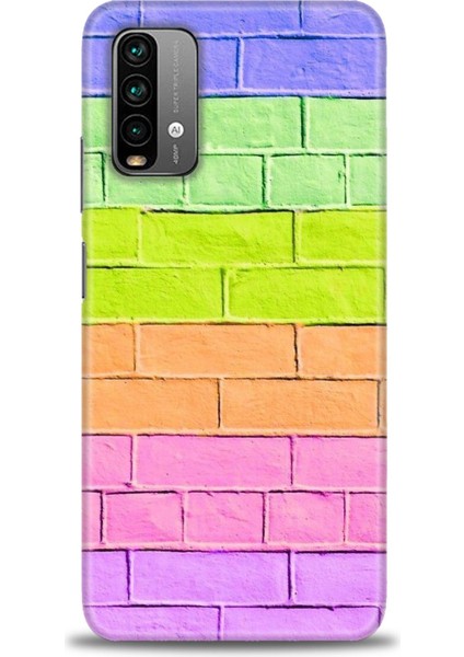 Xiaomi Redmi 9t Hd Baskılı Kılıf + Seramik Tam Kaplayan Ekran Koruyucu 439