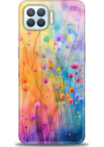 Oppo Reno 4 Lite Kılıf Hd Baskılı Kılıf + Seramik Tam Kaplayan Ekran Koruyucu 413