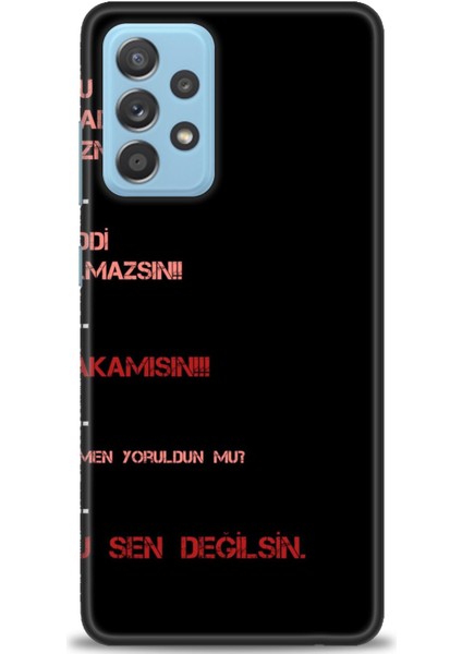 Samsung Galaxy A52S 5g Hd Baskılı Kılıf + Seramik Tam Kaplayan Ekran Koruyucu 391