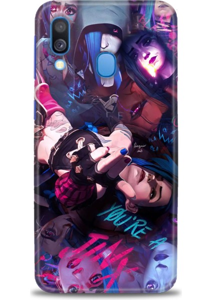 Samsung Galaxy A40 Hd Baskılı Kılıf + Seramik Tam Kaplayan Ekran Koruyucu 278
