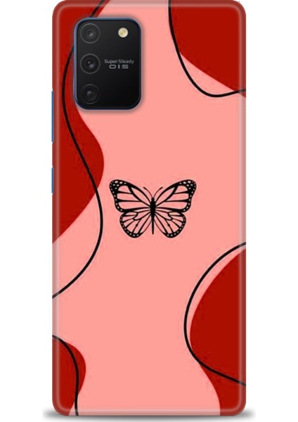 Samsung Galaxy A91 Hd Baskılı Kılıf + Seramik Tam Kaplayan Ekran Koruyucu 189