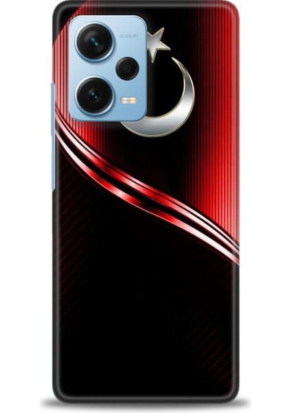 Xiaomi Redmi Note 12 Pro Plus Hd Baskılı Kılıf + Seramik Tam Kaplayan Ekran Koruyucu 31