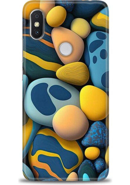 Xiaomi Redmi S2 Hd Baskılı Kılıf + Seramik Tam Kaplayan Ekran Koruyucu 343