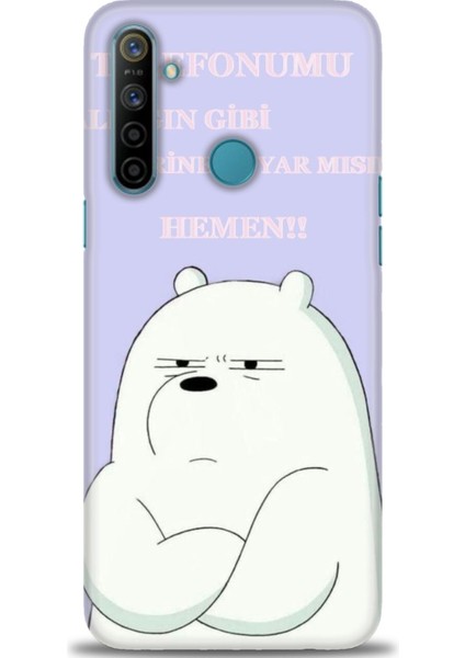 Realme 6i Kılıf Hd Baskılı Kılıf + Seramik Tam Kaplayan Ekran Koruyucu 159