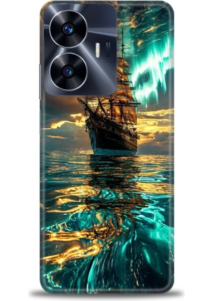 Realme C55 4g Kılıf Hd Baskılı Kılıf + Seramik Tam Kaplayan Ekran Koruyucu 237