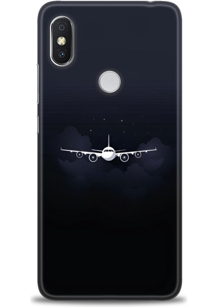 Xiaomi Redmi Note 6 Pro Hd Baskılı Kılıf + Seramik Tam Kaplayan Ekran Koruyucu 381