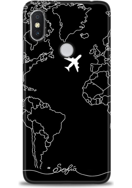 Xiaomi Redmi Note 6 Pro Hd Baskılı Kılıf + Seramik Tam Kaplayan Ekran Koruyucu 382