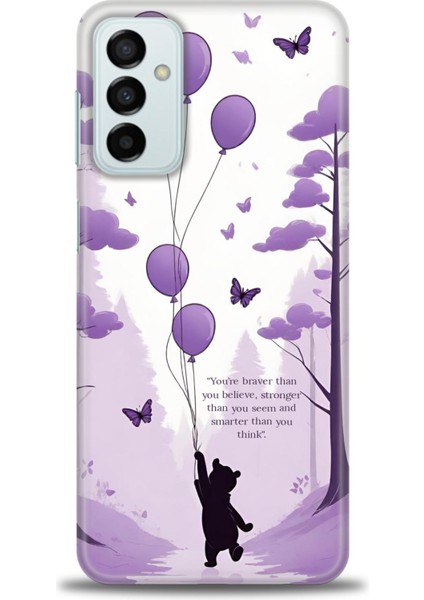 Samsung Galaxy M13 Hd Baskılı Kılıf + Seramik Tam Kaplayan Ekran Koruyucu 54