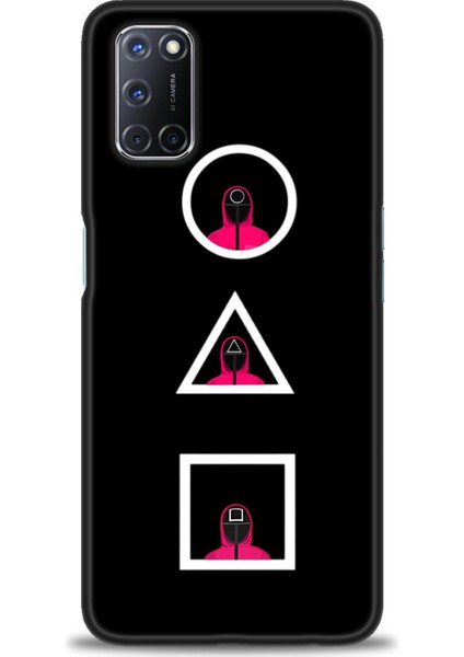 Oppo A92 Kılıf Hd Baskılı Kılıf + Seramik Tam Kaplayan Ekran Koruyucu 285