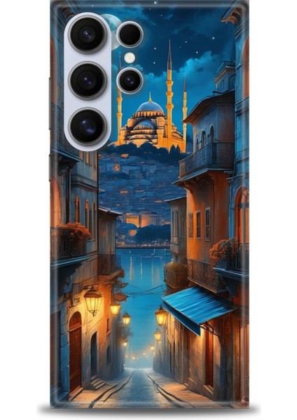 Samsung Galaxy S24 Ultra Hd Baskılı Kılıf + Seramik Tam Kaplayan Ekran Koruyucu 221