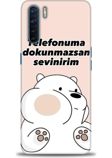 Oppo A91 Kılıf Hd Baskılı Kılıf + Seramik Tam Kaplayan Ekran Koruyucu 158