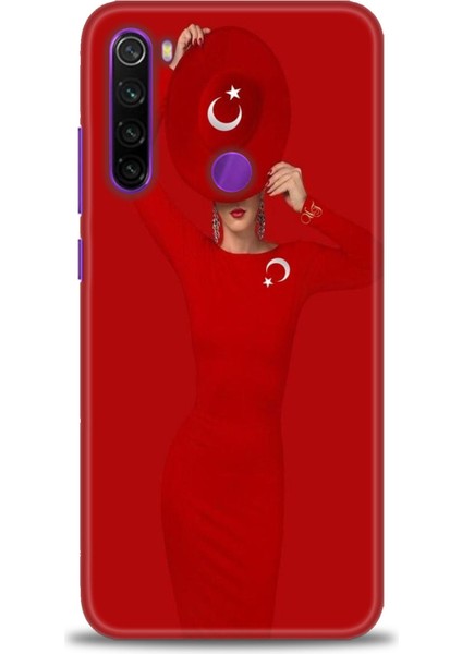 Xiaomi Redmi Note 8 Hd Baskılı Kılıf + Seramik Tam Kaplayan Ekran Koruyucu 241