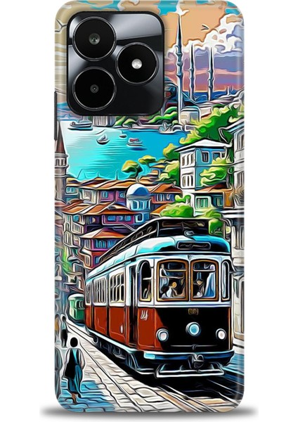 Realme C53 Kılıf Hd Baskılı Kılıf + Seramik Tam Kaplayan Ekran Koruyucu 225