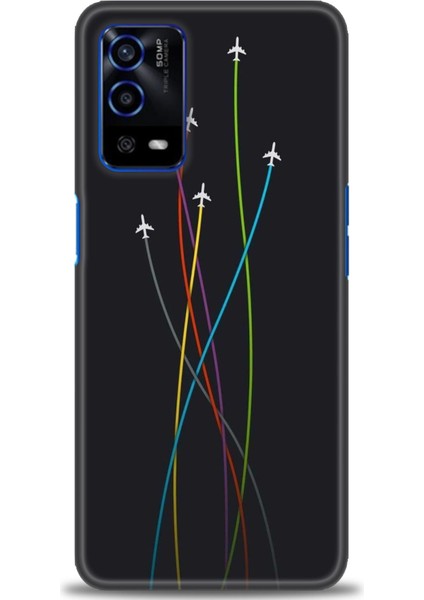 Oppo A55 4g Kılıf Hd Baskılı Kılıf + Seramik Tam Kaplayan Ekran Koruyucu 385
