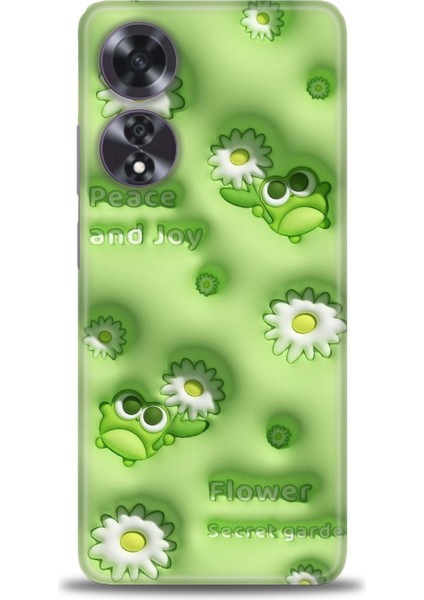 Oppo A60 Kılıf Hd Baskılı Kılıf + Seramik Tam Kaplayan Ekran Koruyucu 116
