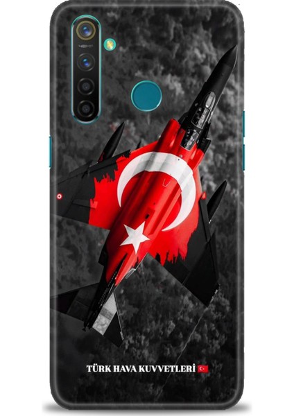 Realme 5 Pro Kılıf Hd Baskılı Kılıf + Seramik Tam Kaplayan Ekran Koruyucu 37