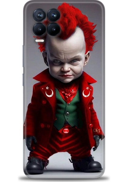 Realme 8 Kılıf Hd Baskılı Kılıf + Seramik Tam Kaplayan Ekran Koruyucu 248