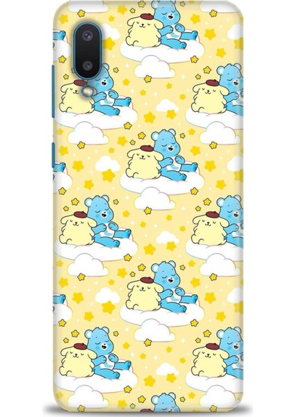 Samsung Galaxy A02 Hd Baskılı Kılıf + Seramik Tam Kaplayan Ekran Koruyucu 495