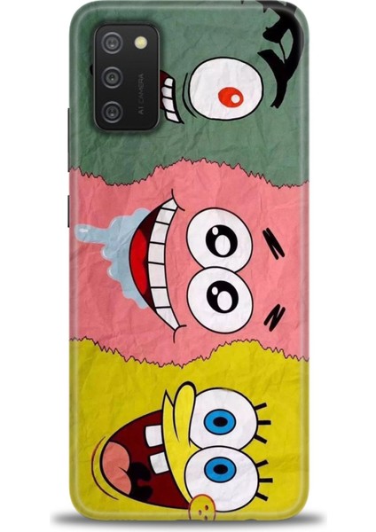 Samsung Galaxy A02S Hd Baskılı Kılıf + Seramik Tam Kaplayan Ekran Koruyucu 460