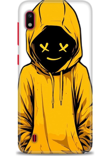 Samsung Galaxy A10 Hd Baskılı Kılıf + Seramik Tam Kaplayan Ekran Koruyucu 358
