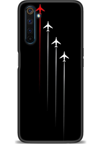 Realme 6 Pro Kılıf Hd Baskılı Kılıf + Seramik Tam Kaplayan Ekran Koruyucu 386