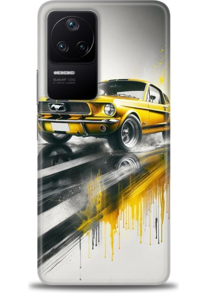 Xiaomi Poco F4 Kılıf Hd Baskılı Kılıf + Seramik Tam Kaplayan Ekran Koruyucu 108