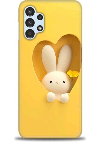 Samsung Galaxy A13 4g Hd Baskılı Kılıf + Seramik Tam Kaplayan Ekran Koruyucu 71