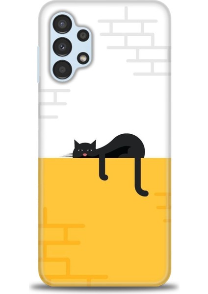 Samsung Galaxy A13 4g Hd Baskılı Kılıf + Seramik Tam Kaplayan Ekran Koruyucu 79