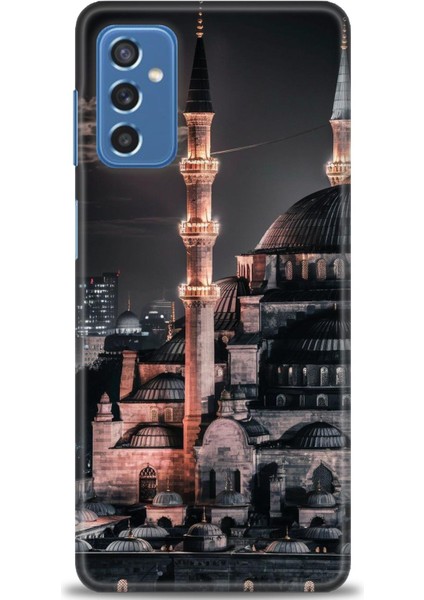 Samsung Galaxy M52 5g Hd Baskılı Kılıf + Seramik Tam Kaplayan Ekran Koruyucu 230