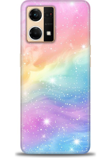 Oppo Reno 7 Kılıf Hd Baskılı Kılıf + Seramik Tam Kaplayan Ekran Koruyucu 422