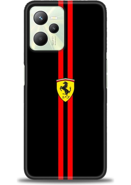 Realme C35 Kılıf Hd Baskılı Kılıf + Seramik Tam Kaplayan Ekran Koruyucu 380