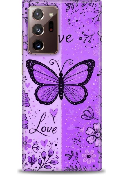 Samsung Galaxy Note 20 Ultra Hd Baskılı Kılıf + Seramik Tam Kaplayan Ekran Koruyucu 298