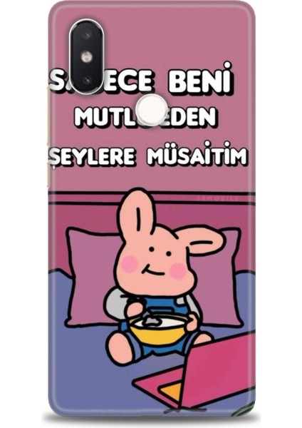 Xiaomi Mi 8 Se Kılıf Hd Baskılı Kılıf + Seramik Tam Kaplayan Ekran Koruyucu 166