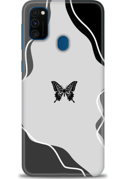 Samsung Galaxy M30S Hd Baskılı Kılıf + Seramik Tam Kaplayan Ekran Koruyucu 190