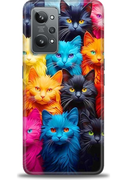 Realme Gt2 Kılıf Hd Baskılı Kılıf + Seramik Tam Kaplayan Ekran Koruyucu 70