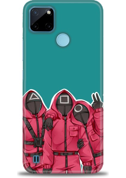 Realme C21Y Kılıf Hd Baskılı Kılıf + Seramik Tam Kaplayan Ekran Koruyucu 290