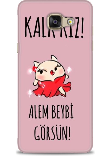 Samsung Galaxy A3 2016 Hd Baskılı Kılıf + Seramik Tam Kaplayan Ekran Koruyucu 165