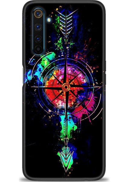 Realme 6 Pro Kılıf Hd Baskılı Kılıf + Seramik Tam Kaplayan Ekran Koruyucu 86