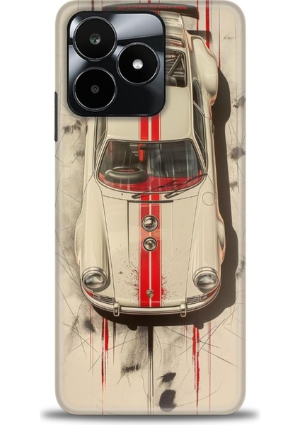 Realme C53 Kılıf Hd Baskılı Kılıf + Seramik Tam Kaplayan Ekran Koruyucu 485