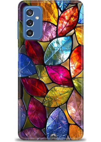 Samsung Galaxy M52 5g Hd Baskılı Kılıf + Seramik Tam Kaplayan Ekran Koruyucu 339